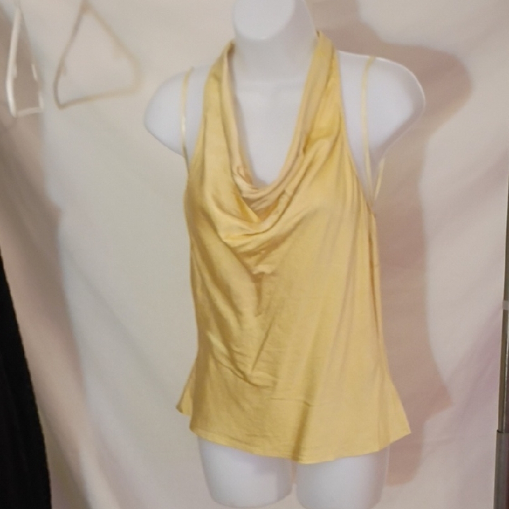 St. John Collection Yellow Draped Camisole